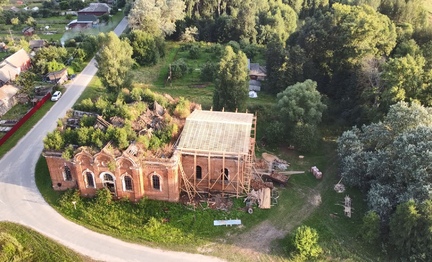 Вид на кровлю сверху